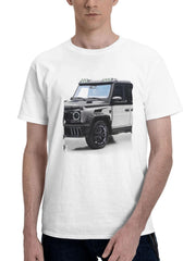 2024 Mansory Grande Entree 180G 100% Cotton Printed Round Neck Short-Sleeve T-Shirt, Gifts for Men Dad Husband Grandpa, S-XXXL, White