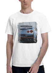 2024 Nissan Gtr Nismo Hj 180G 100% Cotton Printed Round Neck Short-Sleeve T-Shirt, Gifts for Men Dad Husband Grandpa, S-XXXL, White