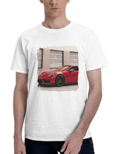 2024 Porsche 992 Gts Strasse Wheels 10k 180G 100% Cotton Printed Round Neck Short-Sleeve T-Shirt, Gifts for Men Dad Husband Grandpa, S-XXXL, White