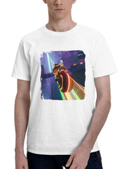 2024 Tower Of Fantasy 180G 100% Cotton Printed Round Neck Short-Sleeve T-Shirt, Gifts for Men Dad Husband Grandpa, S-XXXL, White