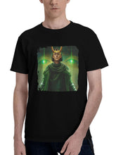 Loki-Season 2 2023 180G 100% Cotton Printed Round Neck Short-Sleeve T-Shirt, Christmas Gifts for Men Dad Husband Grandpa, S-XXXL, Black