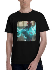 Marvels-Spiderman2 13 180G 100% Cotton Printed Round Neck Short-Sleeve T-Shirt, Christmas Gifts for Men Dad Husband Grandpa, S-XXXL, Black