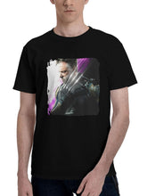 Marvels-Wolverine 180G 100% Cotton Printed Round Neck Short-Sleeve T-Shirt, Christmas Gifts for Men Dad Husband Grandpa, S-XXXL, Black