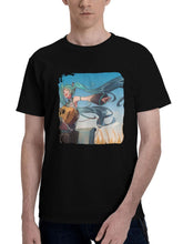 Hatsune-Miku Vocalid 180G 100% Cotton Printed Round Neck Short-Sleeve T-Shirt, Christmas Gifts for Men Dad Husband Grandpa, S-XXXL, Black