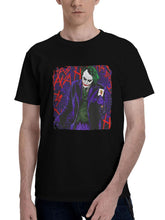 Joker-Clown Prince Legacy Heath Ledger 180G 100% Cotton Printed Round Neck Short-Sleeve T-Shirt, Christmas Gifts for Men Dad Husband Grandpa, S-XXXL, Black