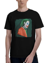 Joker-Crazy Cool 180G 100% Cotton Printed Round Neck Short-Sleeve T-Shirt, Christmas Gifts for Men Dad Husband Grandpa, S-XXXL, Black