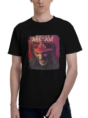 Joker-Folie A Deux 4dx Poster 180G 100% Cotton Printed Round Neck Short-Sleeve T-Shirt, Christmas Gifts for Men Dad Husband Grandpa, S-XXXL, Black