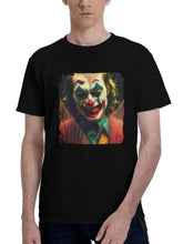 Joker-The Game Begins 180G 100% Cotton Printed Round Neck Short-Sleeve T-Shirt, Christmas Gifts for Men Dad Husband Grandpa, S-XXXL, Black