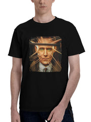 Loki-God Of Deception 180G 100% Cotton Printed Round Neck Short-Sleeve T-Shirt, Christmas Gifts for Men Dad Husband Grandpa, S-XXXL, Black