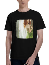 Goddess-Of The Forrest Poison Ivy 180G 100% Cotton Printed Round Neck Short-Sleeve T-Shirt, Christmas Gifts for Men Dad Husband Grandpa, S-XXXL, Black