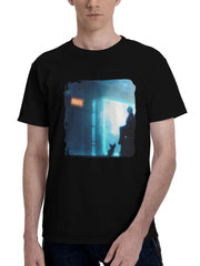 A-Vigilante Night Watch With Companion 180G 100% Cotton Printed Round Neck Short-Sleeve T-Shirt, Christmas Gifts for Men Dad Husband Grandpa, S-XXXL, Black