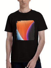 Abstract-Dimensions Exploring Shape And Form 180G 100% Cotton Printed Round Neck Short-Sleeve T-Shirt, Christmas Gifts for Men Dad Husband Grandpa, S-XXXL, Black