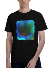 Abstract-Ubound Hole 180G 100% Cotton Printed Round Neck Short-Sleeve T-Shirt, Christmas Gifts for Men Dad Husband Grandpa, S-XXXL, Black