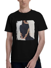 Bella-Hadid Vogue Italia 2024 180G 100% Cotton Printed Round Neck Short-Sleeve T-Shirt, Christmas Gifts for Men Dad Husband Grandpa, S-XXXL, Black