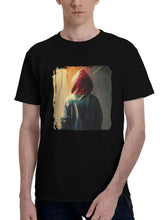 Across-The Spider Verse 180G 100% Cotton Printed Round Neck Short-Sleeve T-Shirt, Christmas Gifts for Men Dad Husband Grandpa, S-XXXL, Black