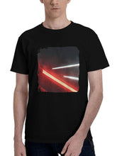 Ahsoka-Tano Star Wars Tr 180G 100% Cotton Printed Round Neck Short-Sleeve T-Shirt, Christmas Gifts for Men Dad Husband Grandpa, S-XXXL, Black