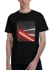 Ahsoka-Tano Star Wars Tr 180G 100% Cotton Printed Round Neck Short-Sleeve T-Shirt, Christmas Gifts for Men Dad Husband Grandpa, S-XXXL, Black