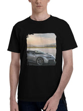 2023-Bugatti Centodieci Nr 180G 100% Cotton Printed Round Neck Short-Sleeve T-Shirt, Christmas Gifts for Men Dad Husband Grandpa, S-XXXL, Black
