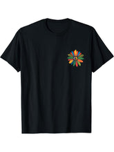 I Got An Easy Peaceful Feeling (2 Sided) Hippie Peace Sign T-Shirt 180G 100% Cotton Printed Round Neck Short-Sleeve T-Shirt, Gifts for Men Dad Husband Grandpa, S-XXXL, Black