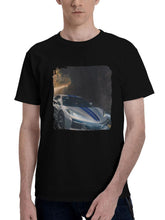 2023-Chevrolet Corvette E Ray 180G 100% Cotton Printed Round Neck Short-Sleeve T-Shirt, Christmas Gifts for Men Dad Husband Grandpa, S-XXXL, Black