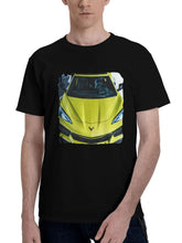 2023-Chevrolet Corvette Z06 Z07 Performance Package 180G 100% Cotton Printed Round Neck Short-Sleeve T-Shirt, Christmas Gifts for Men Dad Husband Grandpa, S-XXXL, Black