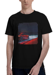 Audi-Tt Rs The Speed Of Light 180G 100% Cotton Printed Round Neck Short-Sleeve T-Shirt, Christmas Gifts for Men Dad Husband Grandpa, S-XXXL, Black
