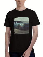 2023-Dodge Challenger Srt Hellcat 180G 100% Cotton Printed Round Neck Short-Sleeve T-Shirt, Christmas Gifts for Men Dad Husband Grandpa, S-XXXL, Black