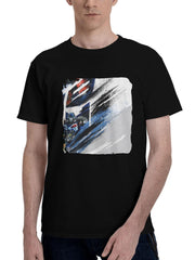 Autobots-Transformers Rise Of The Beasts 180G 100% Cotton Printed Round Neck Short-Sleeve T-Shirt, Christmas Gifts for Men Dad Husband Grandpa, S-XXXL, Black