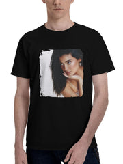 2023 Kylie Jenner Fall Ad Campaign Py 180G 100% Cotton Printed Round Neck Short-Sleeve T-Shirt, Christmas Gifts for Men Dad Husband Grandpa, S-XXXL, Black