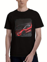 2023 Lamborghini Invencible 180G 100% Cotton Printed Round Neck Short-Sleeve T-Shirt, Christmas Gifts for Men Dad Husband Grandpa, S-XXXL, Black