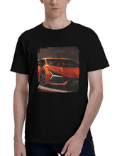 2023 Lamborghini Revuelto Front View 180G 100% Cotton Printed Round Neck Short-Sleeve T-Shirt, Christmas Gifts for Men Dad Husband Grandpa, S-XXXL, Black