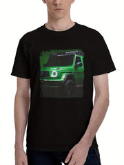2023 Mercedes Amg G 63 180G 100% Cotton Printed Round Neck Short-Sleeve T-Shirt, Christmas Gifts for Men Dad Husband Grandpa, S-XXXL, Black