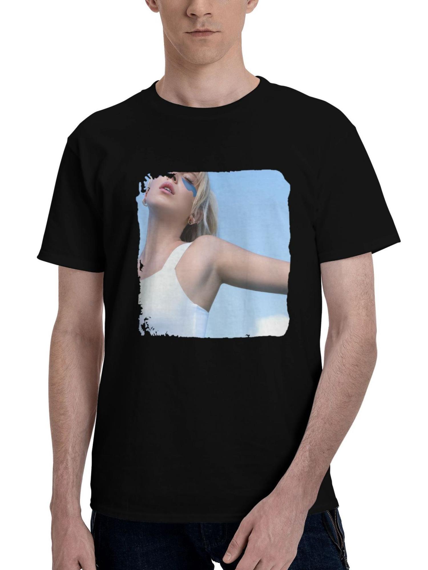 2023 Millie Bobby Brown Florence By Mills Campaign 180G 100% Cotton Printed Round Neck Short-Sleeve T-Shirt, Christmas Gifts for Men Dad Husband Grandpa, S-XXXL, Black