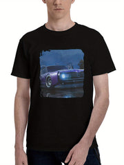 2023 Need For Speed Unbound Xbox Series S 180G 100% Cotton Printed Round Neck Short-Sleeve T-Shirt, Christmas Gifts for Men Dad Husband Grandpa, S-XXXL, Black