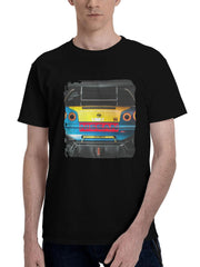 2023 Nissan Gtr William Racing 180G 100% Cotton Printed Round Neck Short-Sleeve T-Shirt, Christmas Gifts for Men Dad Husband Grandpa, S-XXXL, Black