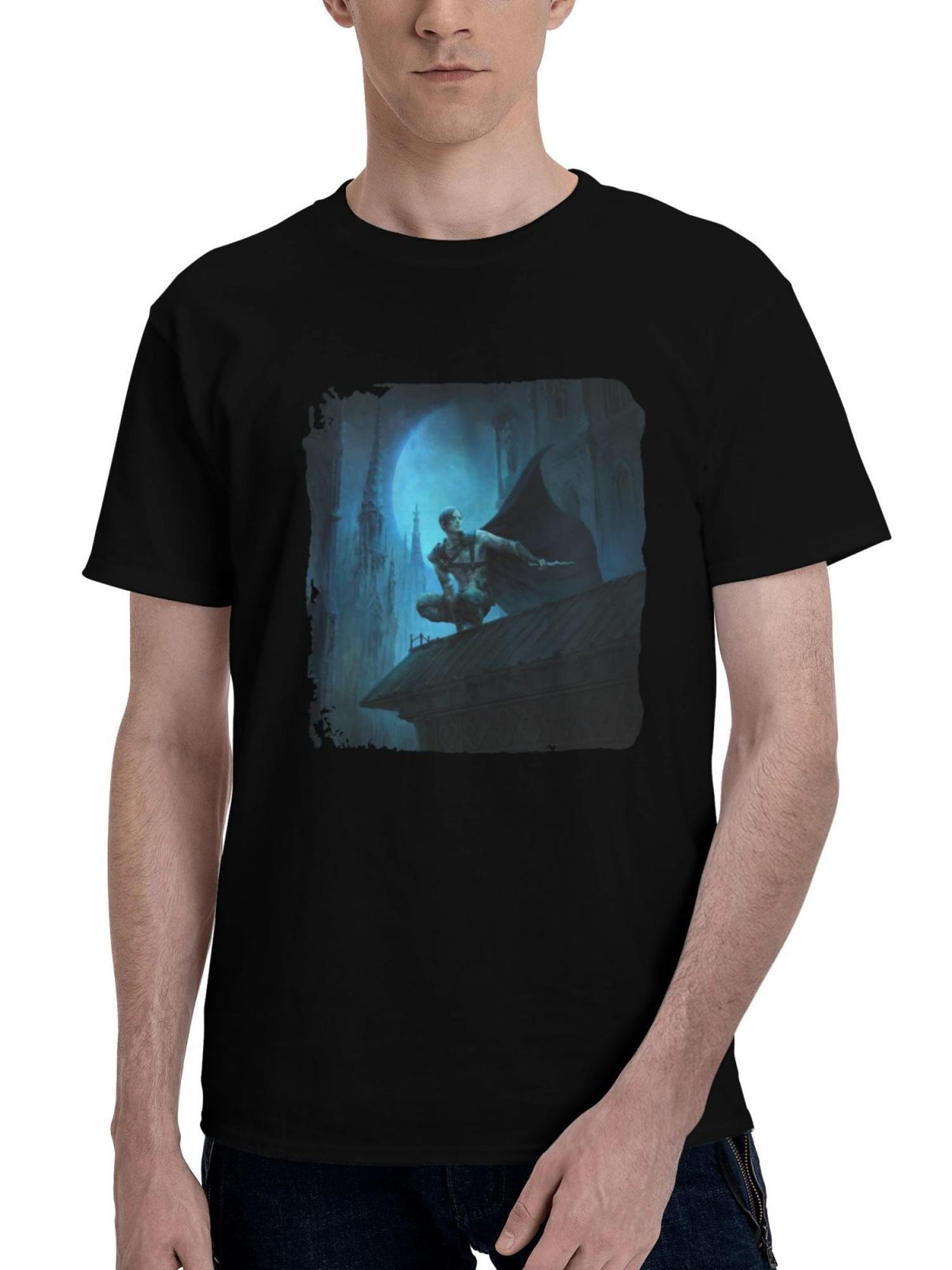 2023 Path Of Exile 180G 100% Cotton Printed Round Neck Short-Sleeve T-Shirt, Christmas Gifts for Men Dad Husband Grandpa, S-XXXL, Black