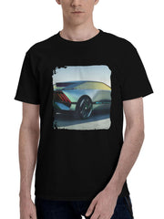2023 Peugeot Inception Concept 10k 180G 100% Cotton Printed Round Neck Short-Sleeve T-Shirt, Christmas Gifts for Men Dad Husband Grandpa, S-XXXL, Black