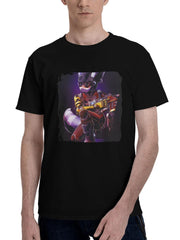 2023 Ratchet And Clank Rift Apart 180G 100% Cotton Printed Round Neck Short-Sleeve T-Shirt, Christmas Gifts for Men Dad Husband Grandpa, S-XXXL, Black