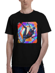 2023 Spider Man Across The Spider Verse I7 180G 100% Cotton Printed Round Neck Short-Sleeve T-Shirt, Christmas Gifts for Men Dad Husband Grandpa, S-XXXL, Black