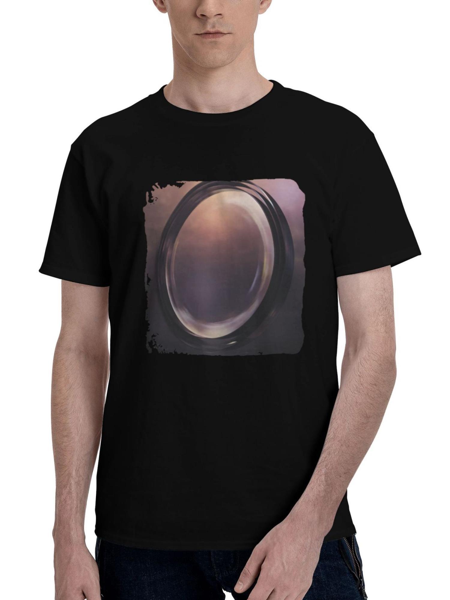 2023 Starfield 180G 100% Cotton Printed Round Neck Short-Sleeve T-Shirt, Christmas Gifts for Men Dad Husband Grandpa, S-XXXL, Black
