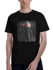 2023 Zack Synder Justice League Part Ii Cyborg Xv 180G 100% Cotton Printed Round Neck Short-Sleeve T-Shirt, Christmas Gifts for Men Dad Husband Grandpa, S-XXXL, Black