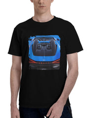 2024 Bugatti W16 Mistral Xd 180G 100% Cotton Printed Round Neck Short-Sleeve T-Shirt, Christmas Gifts for Men Dad Husband Grandpa, S-XXXL, Black