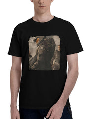 2024 Halo Season 2 180G 100% Cotton Printed Round Neck Short-Sleeve T-Shirt, Christmas Gifts for Men Dad Husband Grandpa, S-XXXL, Black