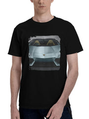 2024 Lamborghini Aventador Lp 700 180G 100% Cotton Printed Round Neck Short-Sleeve T-Shirt, Christmas Gifts for Men Dad Husband Grandpa, S-XXXL, Black