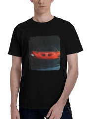 2024 Mclaren P1 Ba 180G 100% Cotton Printed Round Neck Short-Sleeve T-Shirt, Christmas Gifts for Men Dad Husband Grandpa, S-XXXL, Black