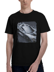 2024 Mclaren Senna 180G 100% Cotton Printed Round Neck Short-Sleeve T-Shirt, Christmas Gifts for Men Dad Husband Grandpa, S-XXXL, Black