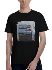 2024 Nissan Gtr Nismo Hj 180G 100% Cotton Printed Round Neck Short-Sleeve T-Shirt, Christmas Gifts for Men Dad Husband Grandpa, S-XXXL, Black