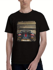 2024 Porsche Gt2 Rs Clubsport 180G 100% Cotton Printed Round Neck Short-Sleeve T-Shirt, Christmas Gifts for Men Dad Husband Grandpa, S-XXXL, Black