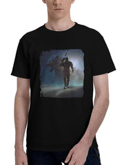 2024 Pubg Mobile Metro Royale Chapter 22 Game 180G 100% Cotton Printed Round Neck Short-Sleeve T-Shirt, Christmas Gifts for Men Dad Husband Grandpa, S-XXXL, Black