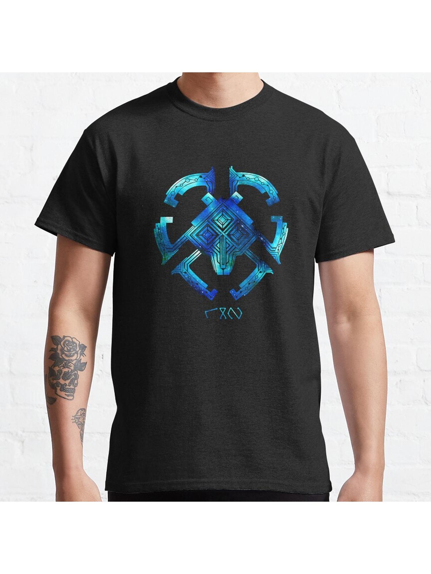 Nomai Mask The Eye of the Universe Coordinates Astronaut Space Exploration Game Classic T-Shirt 100% Cotton, Gifts for Men Dad Husband Grandpa, S-XXXL, Black